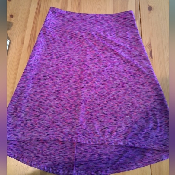 Mondetta Activewear High-Low Pull-On Skirt Purple Space Dye Size M - Picture 1 of 5